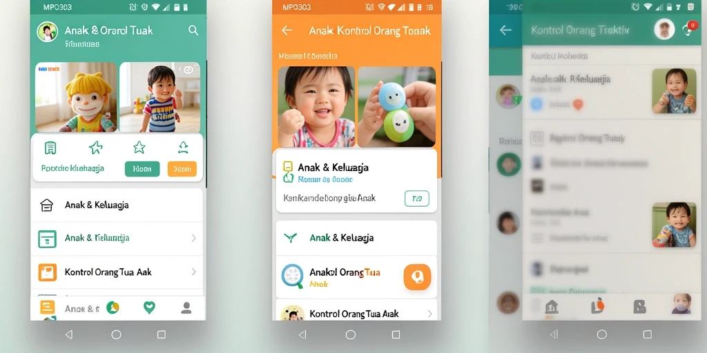 Antarmuka MPO303 yang ramah pengguna untuk kontrol orang tua dan anak.