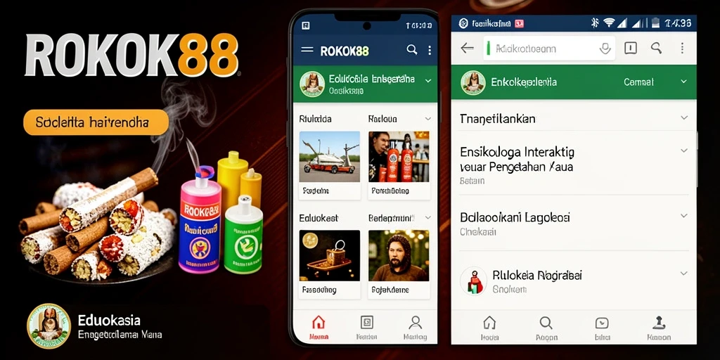 Antarmuka ROKOK88 yang informatif dan mudah digunakan.