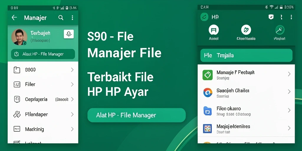 Tampilan antarmuka S80 yang sederhana dan efektif untuk manajemen file.